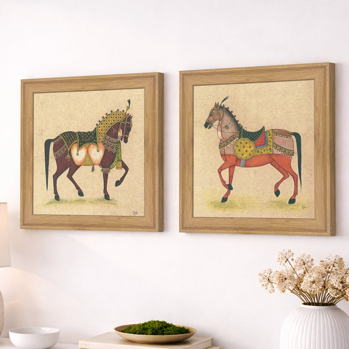 Artistic Framed Art Print, Premium Framed Porch Posters For Living Room ( Size: 15x15 Inch)