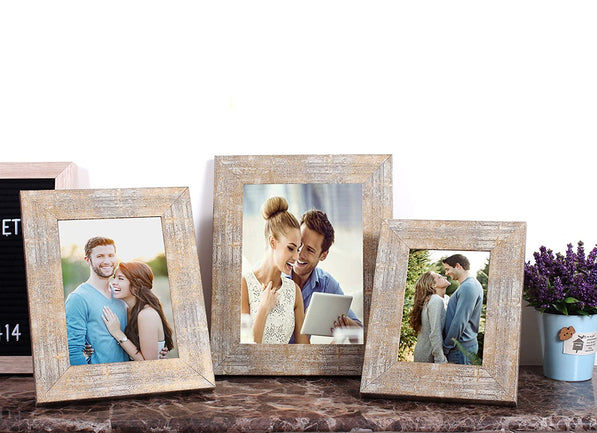 Art Street Distressed Table Photo Frame For Office & Home Decor ( Combo, Ph-2513 )