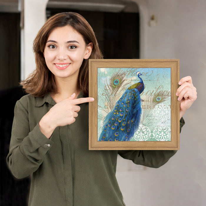 Artistic Framed Art Print, Premium Framed Porch Posters For Living Room ( Size: 15x15 Inch)