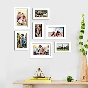 Set Of 7 Wall Photo Frame, For Home & Office Decor( Size 4x6, 5x7, 6x8 inches )