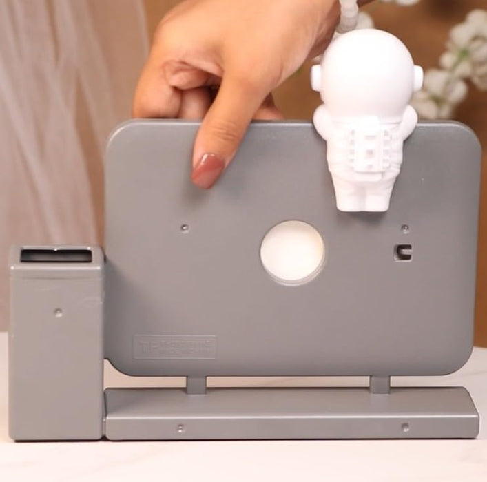 Kid's Photo Frame Creative Astronaut with Pen Holder Stand and High Definition Glass for Table Stand Table Top Picture Frames Suits For Kid's Room, Table 10x15 cm