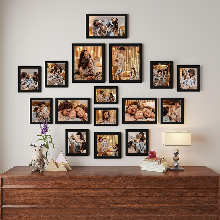 Large Collage Wall Photo Frame For Home Decoration. (Mix Sizes)