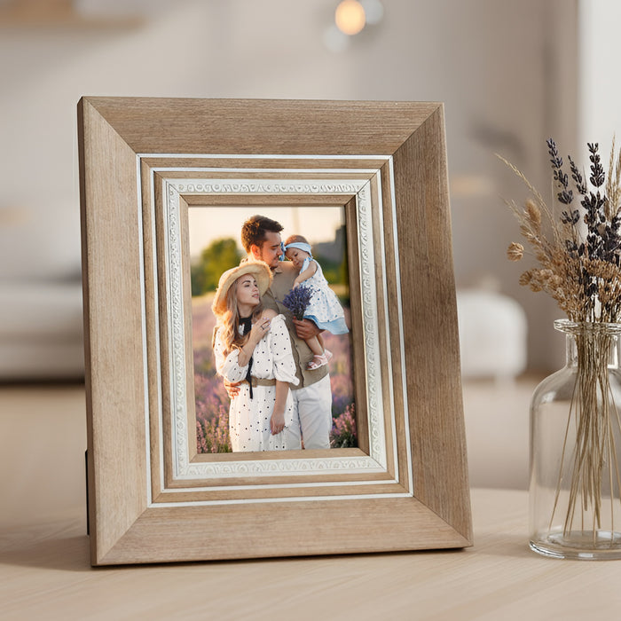Photo Frame for Tabletop | Plexiglass, Frame for Home and Office Decoration (Pink, 4x6 Inch)