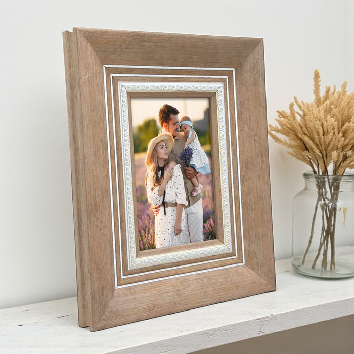 Photo Frame for Tabletop | Plexiglass, Frame for Home and Office Decoration (Pink, 4x6 Inch)