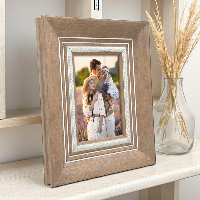 Photo Frame for Tabletop | Plexiglass, Frame for Home and Office Decoration (Pink, 4x6 Inch)