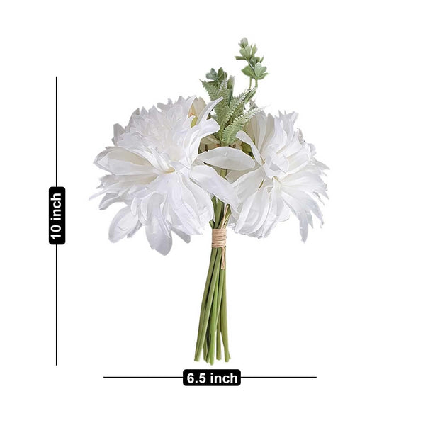 Artificial White Lily Flowers Bunch for Decorating a Wedding, Home Garden, Office.