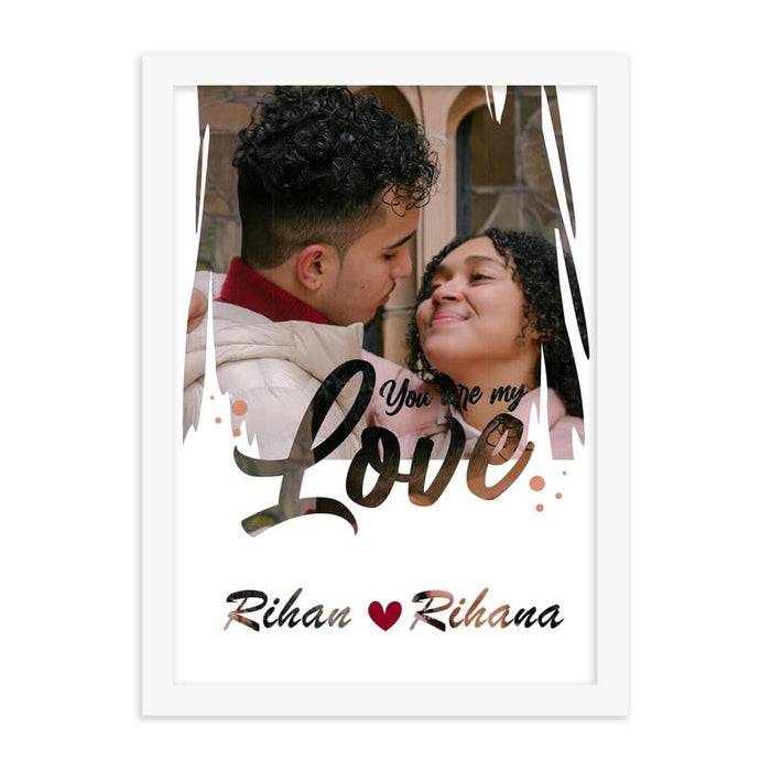 SNAP ART Personalized Best Couple Photo Collage print for Customized Gift (Couples Special)