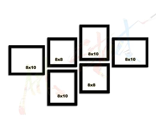Individual White Photo Frame for Home Living Room and Wall Decoration.