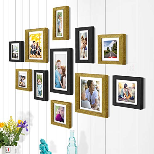Boulevard Set of 11 Individual Photo Frames/Wall Decor ( Size 6x8, 8x10 inches )