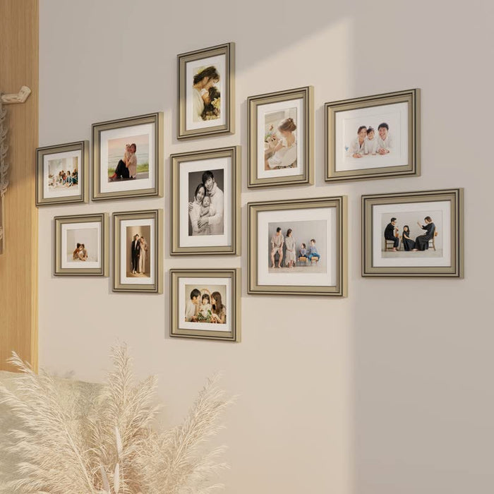 Art Street Designer 3D Photo frame Boulevard Set of 11 Individual Photo Frames/Wall Hanging. ( Size 6x8, 8x10 inches )