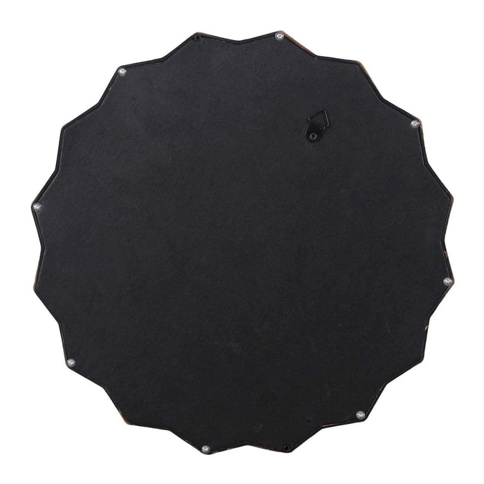 Lustrus Flower Decorative Wall Mirror Set of 4 Wall Hanging Mirrors (Size - 9 x 9 inch)