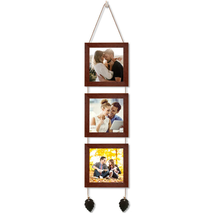 Set of 4 Hanging Picture Frame For Home and Office Decoration (Size 5"x5" )