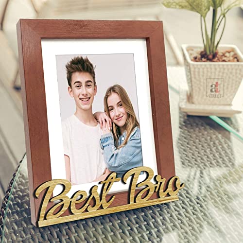 Snap Art Personalized Classic Series Table Photo Frame for Gifts with Plaque (Size - 6x8 with matted to 4x6 Inch). ( Ph- 2214 )