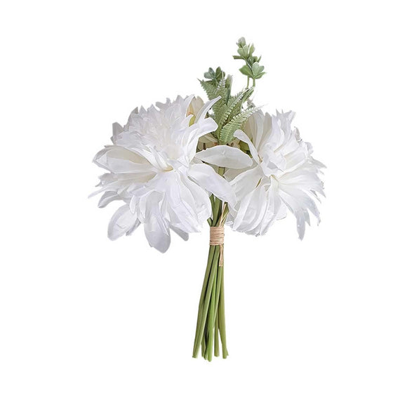Artificial White Lily Flowers Bunch for Decorating a Wedding, Home Garden, Office.