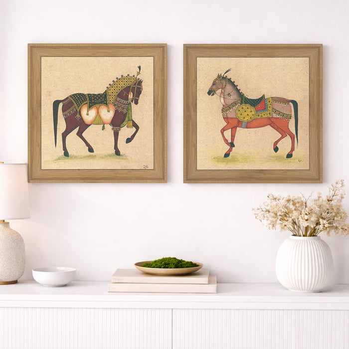 Artistic Framed Art Print, Premium Framed Porch Posters For Living Room ( Size: 15x15 Inch)
