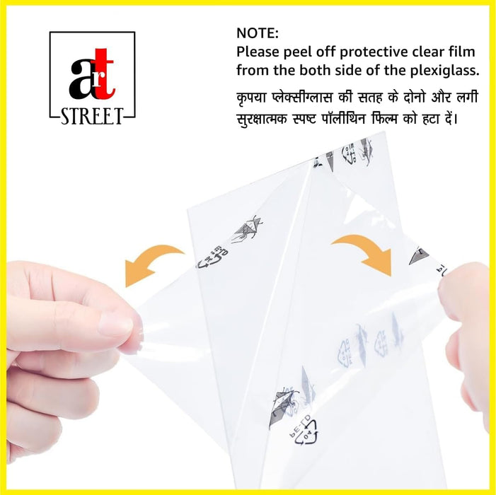 Art Street Photo Frame Set of 10 White Wall Decor Collage Display Hanging Family Picture Frames Gallery Collection Decor Items Wall Mount Frames Birthday Anniversary Gift, 8x8, 8x12 and 12x16 In