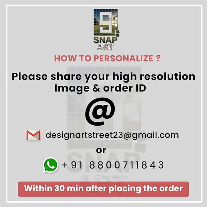 SNAP ART Personalised & Customized Baby Collage Photo Frame with Baby Name & 13 Photo Print with Framed (White, 12x16 Inch)