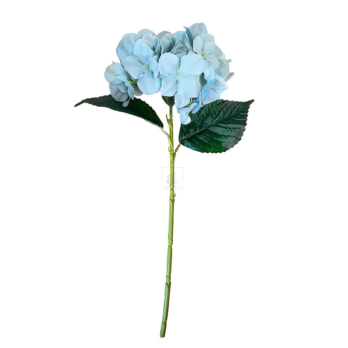 Artificial Silk Blue Hydrangea Flower Stick for Vases, Faux Flowers, Flowers for Home Decor Items for Living Room
