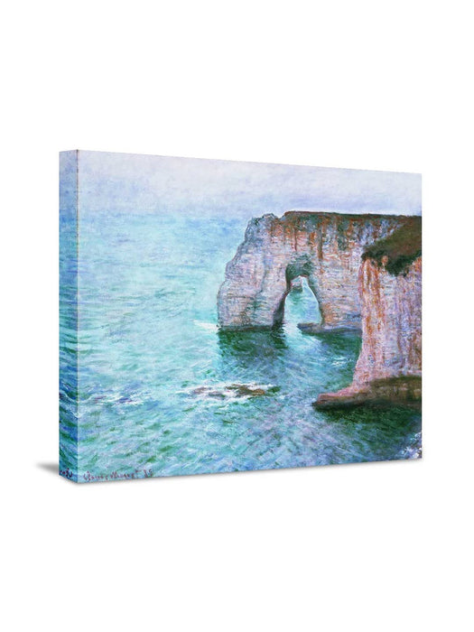 Canvas Painting Wall Art Print Picture The Beach at Honfleur Paper Collage Decorative Luxury Paintings for Home Décor (Blue, 16 x 22 Inches)