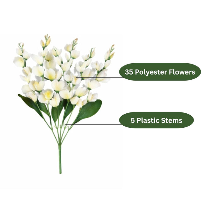 Art Street Artificial Gladiolus Flower Bunch for Vase, for Home Décor Table Placement