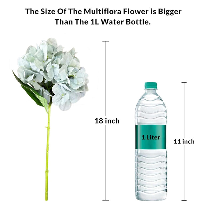 Art Street Artificial Blue Hydrangea Flower Stick for Vases| Faux Flowers|