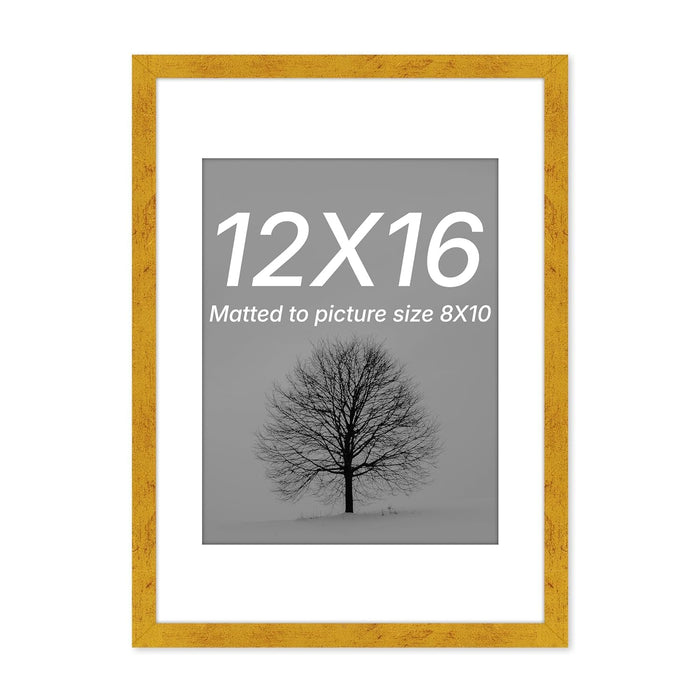Art Street Photo Frame For Wall Set of 5 Golden Picture Frame For Home and Office Decoration, Size -(Size -6x8 Inches)