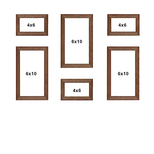 Set of 6 Individual Photo Frame for Home Wall Decoration (Size - 4 x 6 —  ART STREET