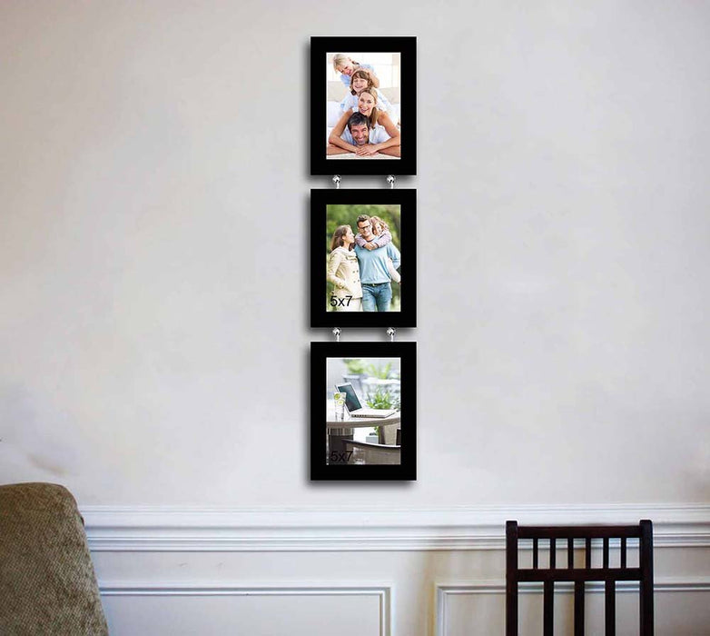 Exclusive Drop Chain Photo Frame Set Of 3 ( Photo Size 5x7, Ph-2513 )