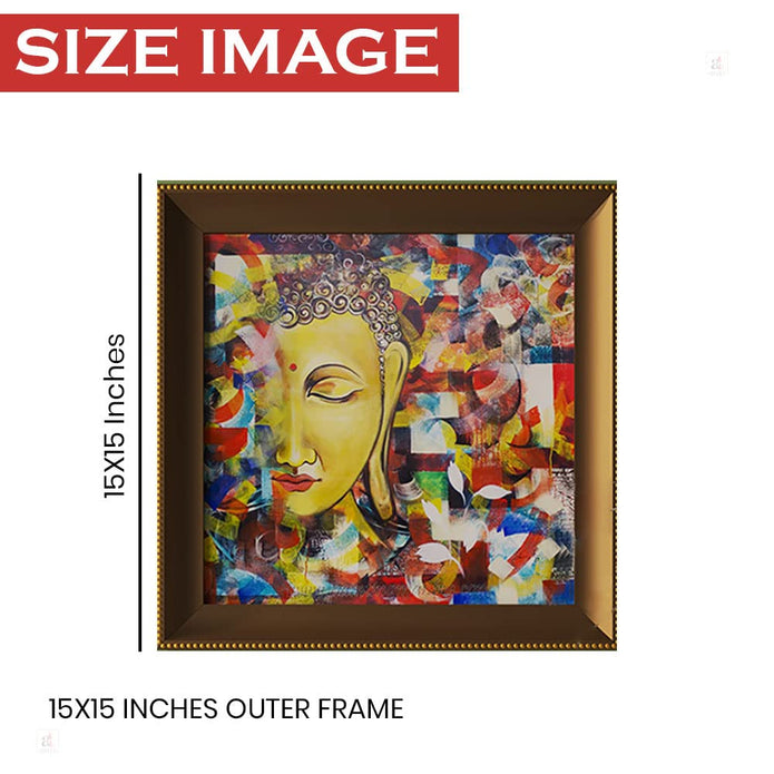 Artistic Framed Art Print, Premium Framed Porch Posters For Living Room ( Size: 15x15 Inch)
