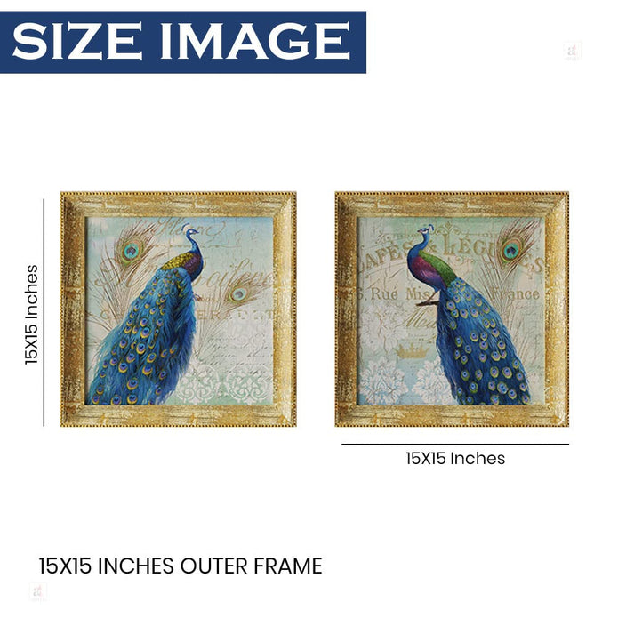 Artistic Framed Art Print, Premium Framed Porch Posters For Living Room ( Size: 15x15 Inch)