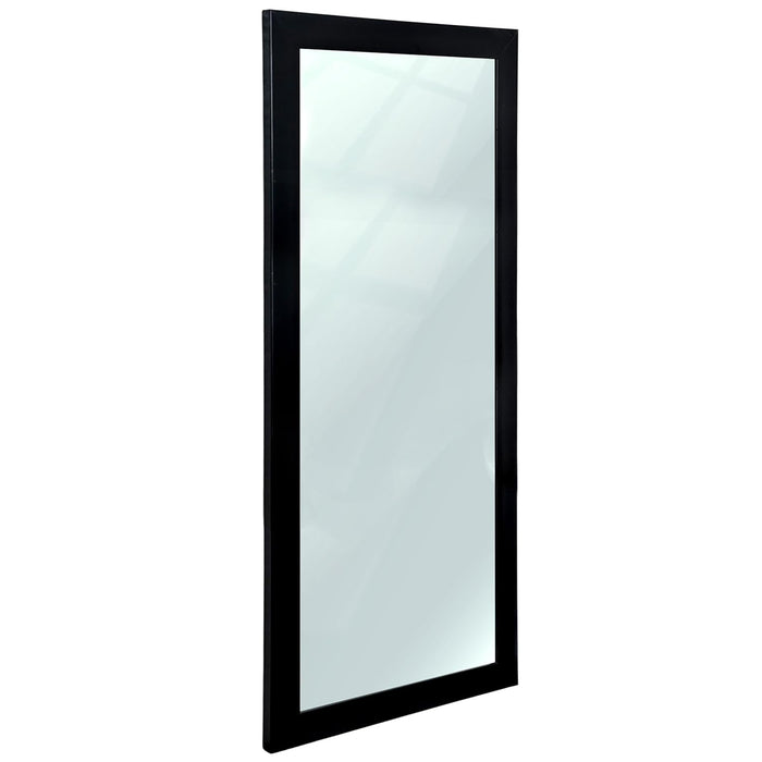 Bathroom Wall Mirror, Black Wall Mount Rectangular Makeup Mirror, Decorative Looking Glass with Frame Inner Size 12x36 Inch Outer (15x39 Inch)