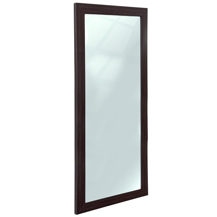 Bathroom Wall Mirror, Black Wall Mount Rectangular Makeup Mirror, Decorative Looking Glass with Frame Inner Size 12x36 Inch Outer (15x39 Inch)