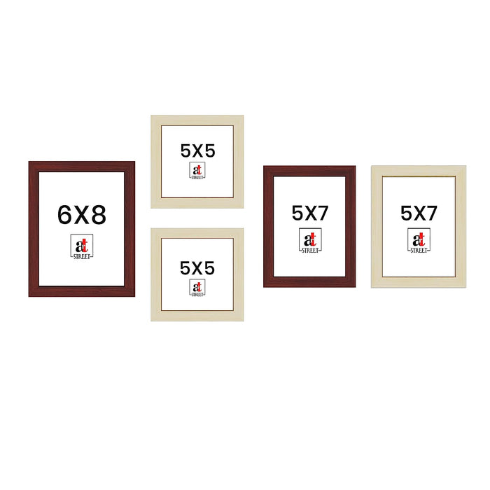 Individual Wall Photo Frames For Home Décor (Mix Sizes)