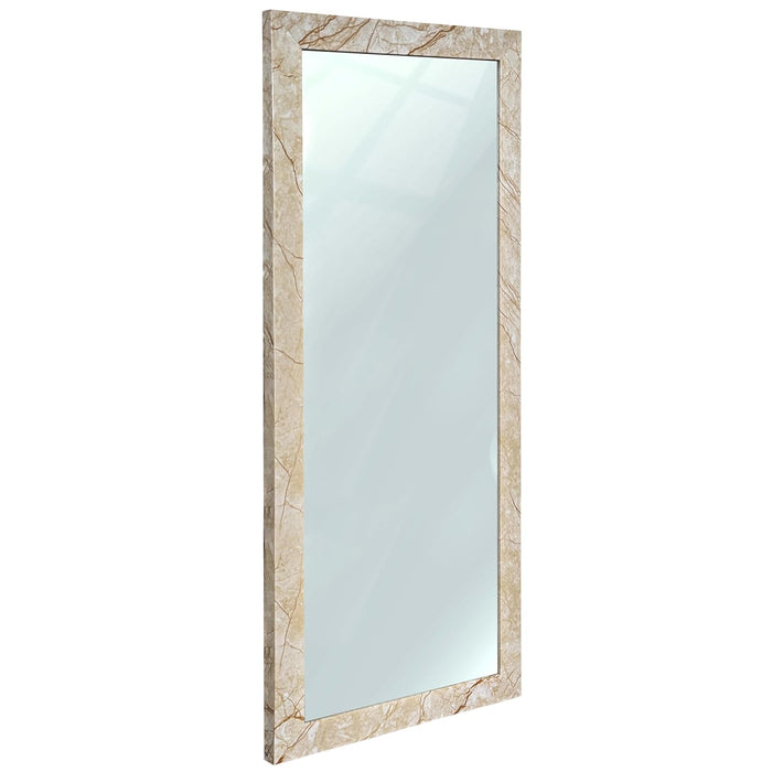 Bathroom Wall Mirror, Black Wall Mount Rectangular Makeup Mirror, Decorative Looking Glass with Frame Inner Size 12x36 Inch Outer (15x39 Inch)