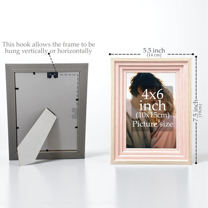 Art Street Valentine Gift Hamper Box with Photo Frame, One Red Rose Bouquet Valentine Celebration and Gift for Family, Friends and Relatives (Pack of 3)