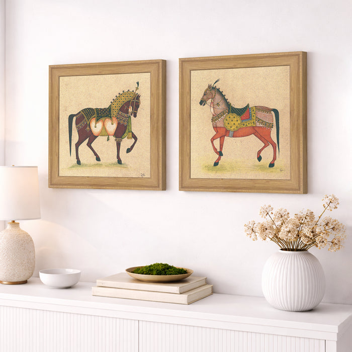 Artistic Framed Art Print, Premium Framed Porch Posters For Living Room ( Size: 15x15 Inch)