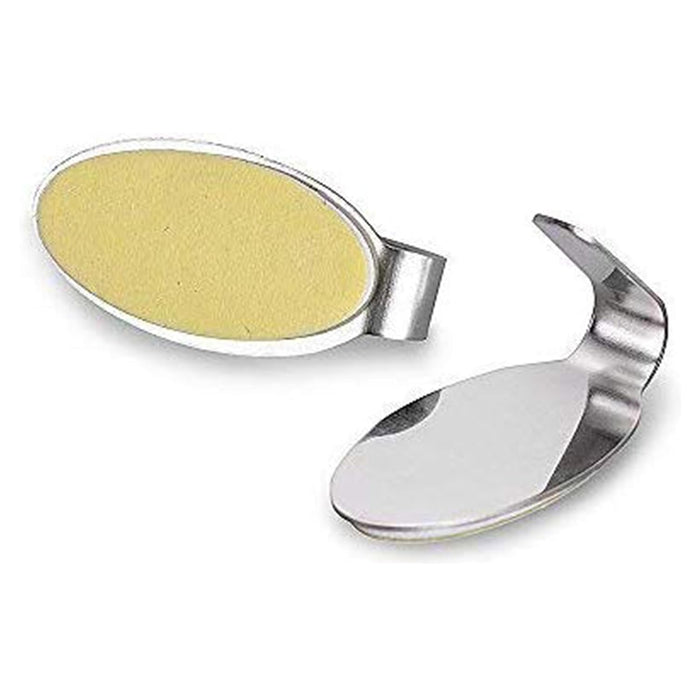 Art Street Adhesive Wall Hooks, Multipurpose Small Oval Stainless Steel Adhesive Hooks - Load Capacity Upto 1 Kg - Silver (Pack Of 25, Size: 1.5x3.5 Cm)