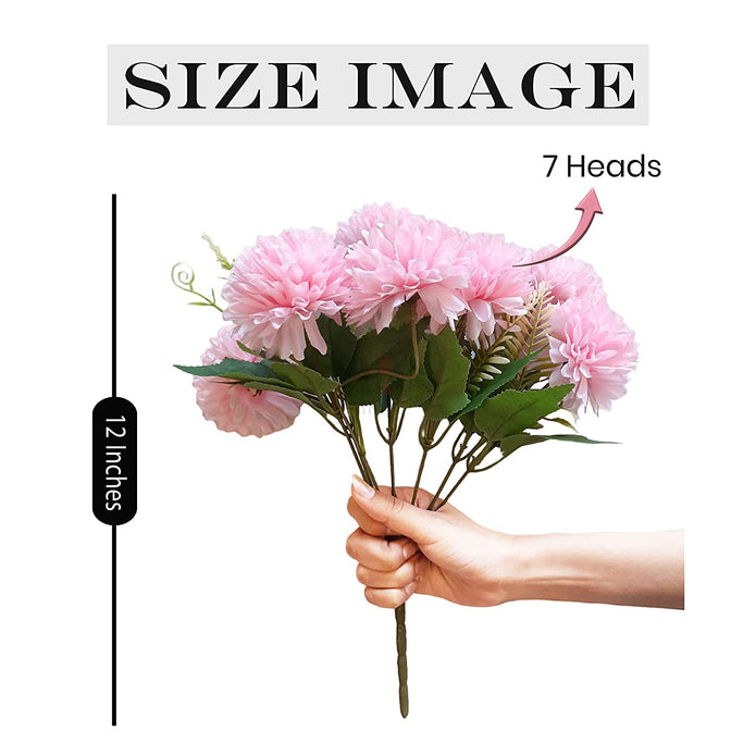 Artificial Real Looking Flower Bunch Silk Flowers for Home, Bedroom, Living Room & Office Decoration