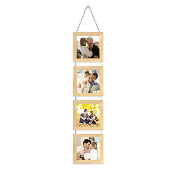 Set of 4 Hanging Picture Frame For Home and Office Decoration (Size 5"x5" )