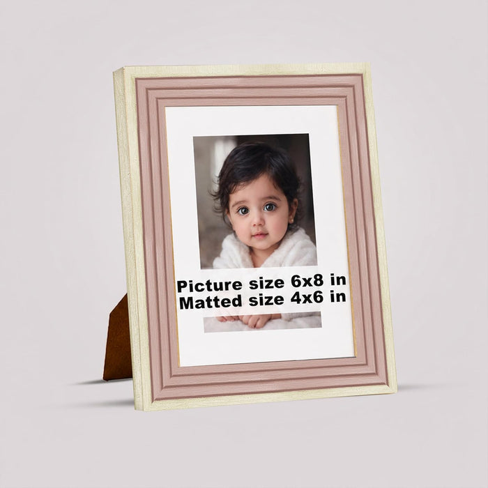 Natural Step Wooden Table Photo Frame for Home Décor