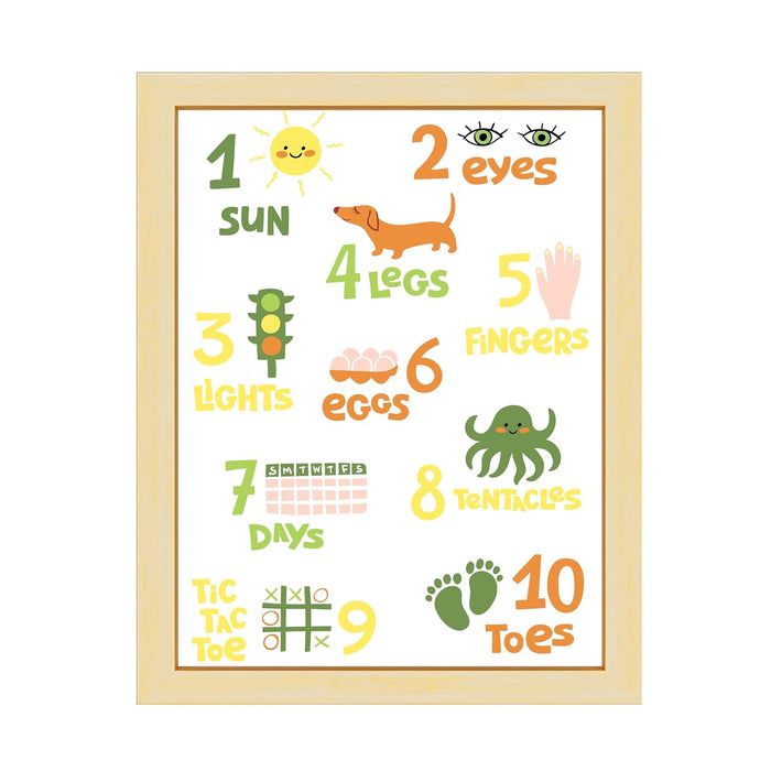 Art Street ABC Alphabet With Animal Art Print for Kids Room Decoration (Set of 1, 12.7x17.5 Inch, A3)