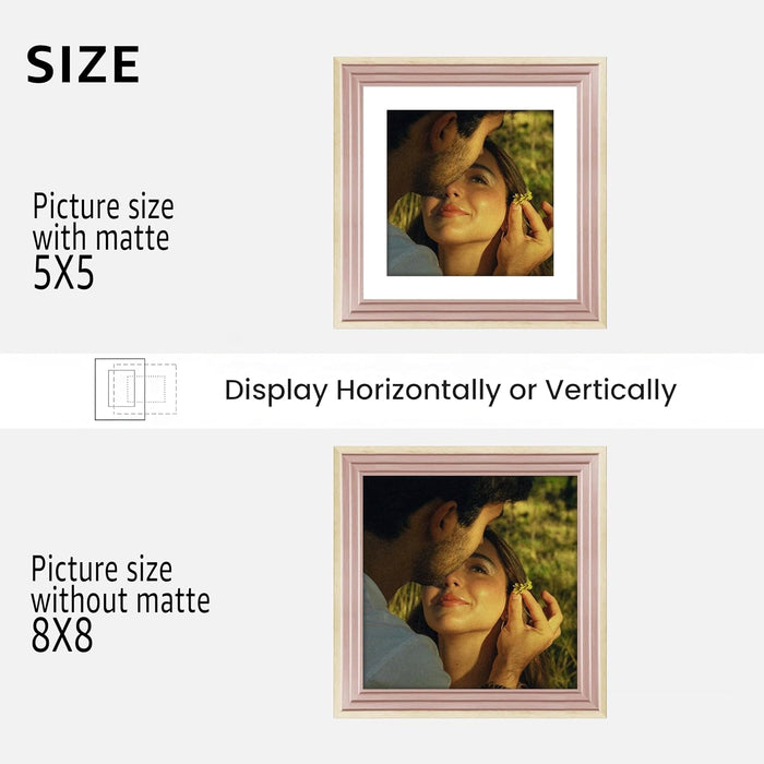 Wooden Cave Design Photo Frame Set of 9 | Black Picture Frames for Photos, Artwork & Certificates | Wall Décor for Living Room & Home (11x14 Inch)