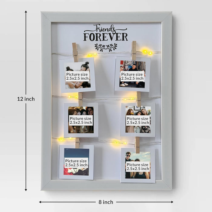 Personalized Best Friend Wall Photo Print, Photo Upload Customized Photo Frame. (Friendship Day  Special)