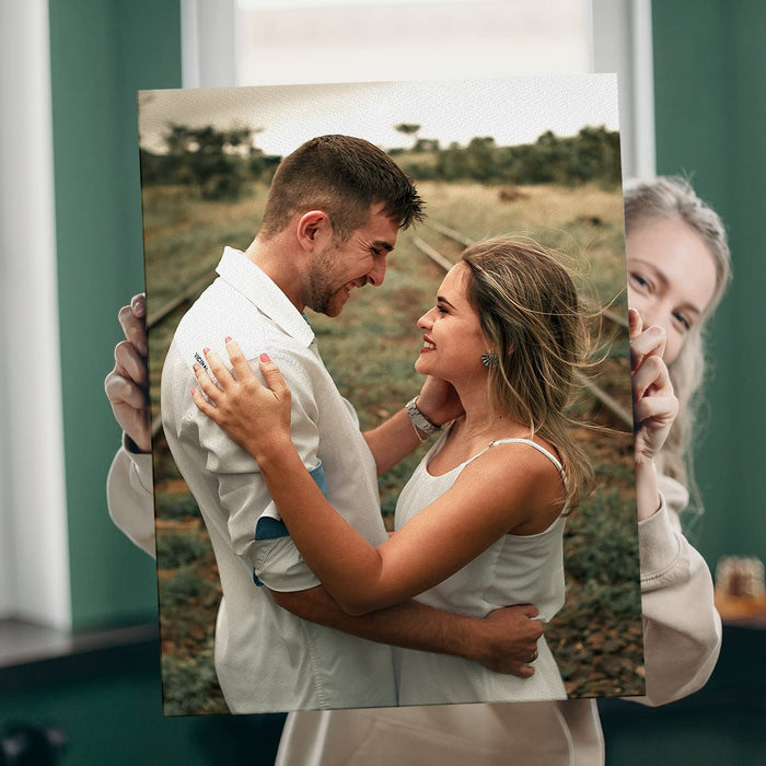 SNAP ART Personalized Your Photo On Canvas Wall Art for Gift - Digitally Printed