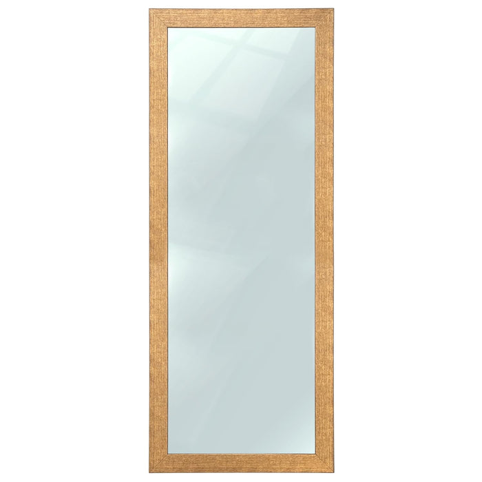 Bathroom Wall Mirror, Black Wall Mount Rectangular Makeup Mirror, Decorative Looking Glass with Frame Inner Size 12x36 Inch Outer (15x39 Inch)