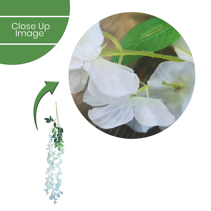 A Strin Artificial Silk Wisteria Vine Ratta Hanging Garland Silk Flowers Strin ...