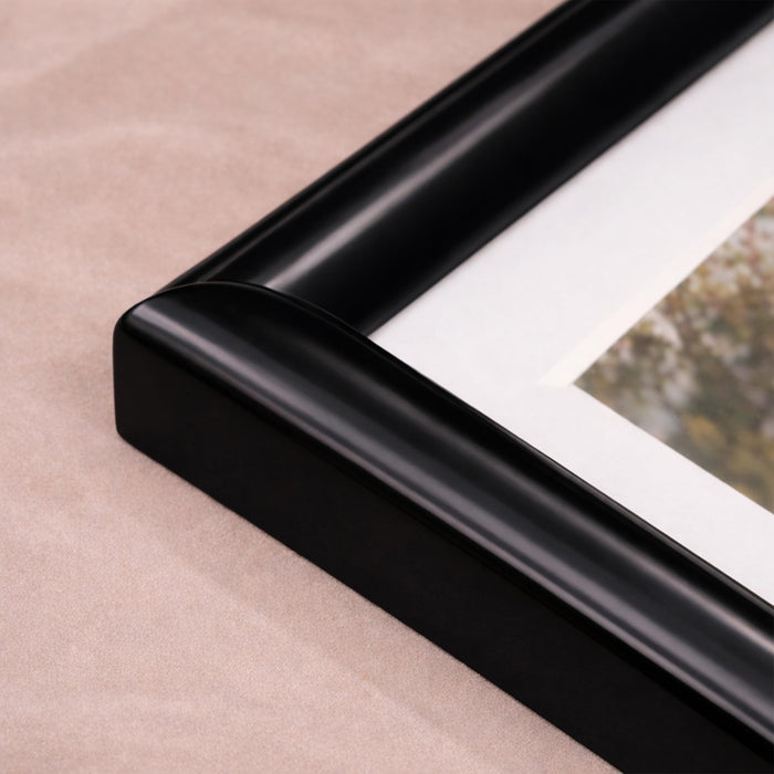 Art Street Picture Photo Frame Set of 6 for Bedroom, Tabletop Frames with Stand, Photo Frames for Couples, Weddings, Home Decor, Portrait or Landscape Display (Black,6x8 Inch)