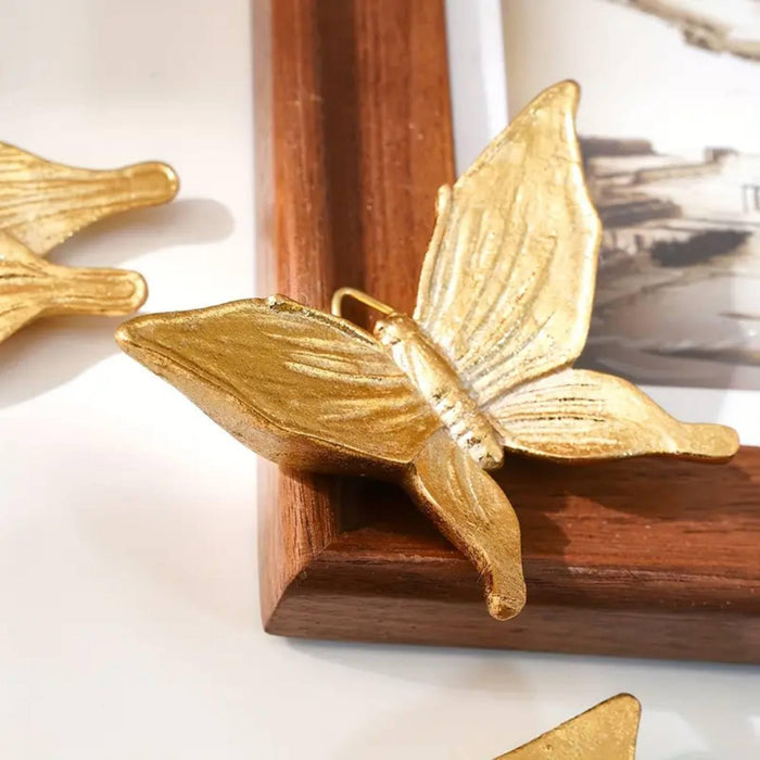 Art Street Inspirational Butterfly Raisin Wall Décor Decorative (Set of 4, Brown)