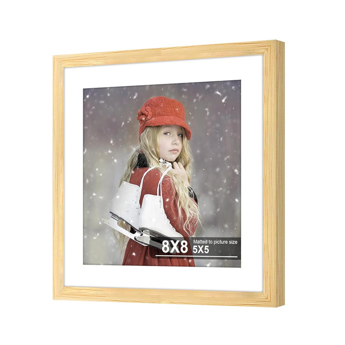 Photo Frames Large Collage Set of 9 Wall Photo Frames for Living Room Decoration (Size-8x8 Inch)