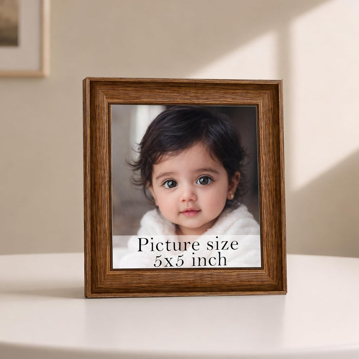 Natural Cave Table Photo Frame Wooden Picture Frame for Home Decoration